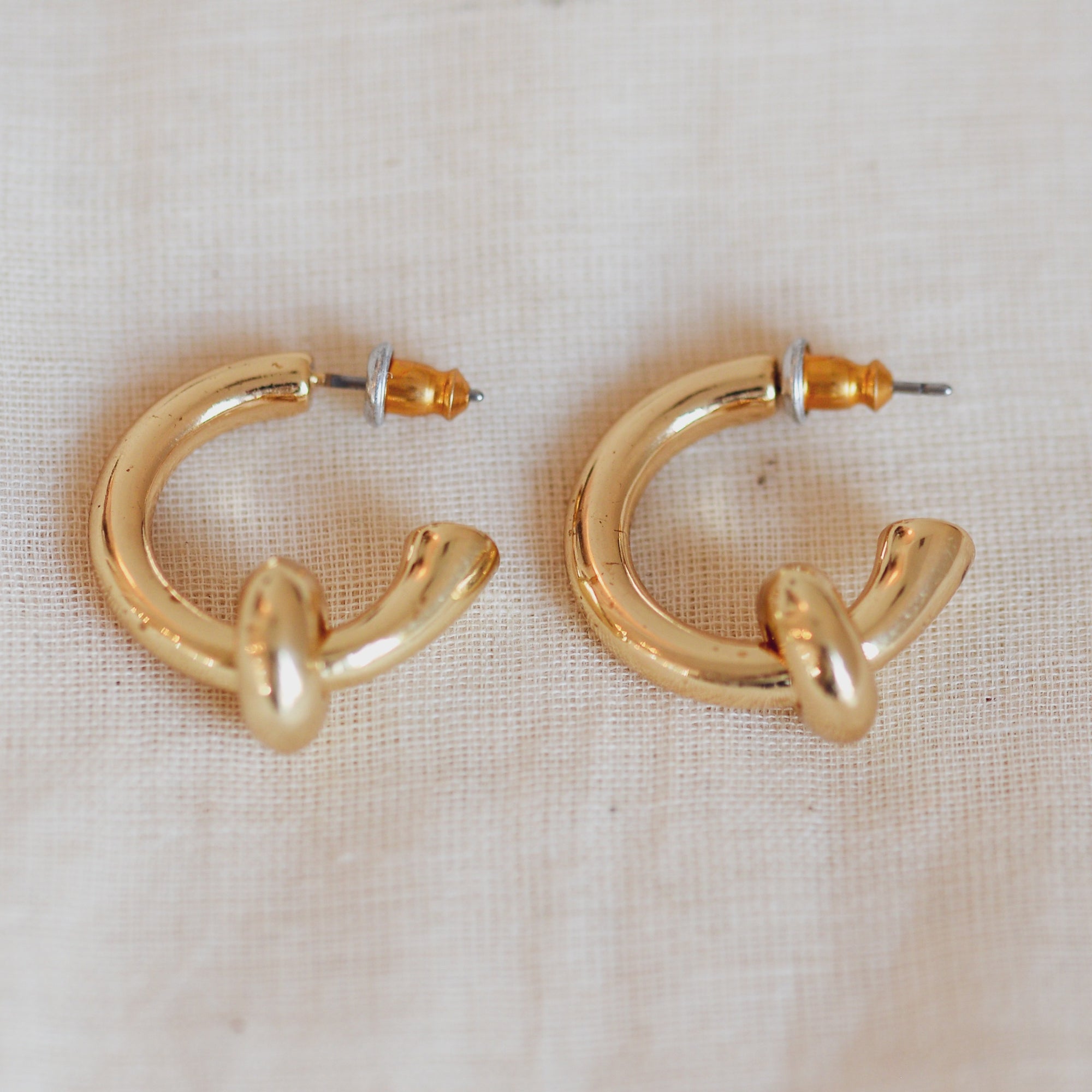 Pilgrim Hopeful Chunky Hoop Earrings
