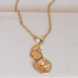 Pilgrim Poesy Necklace Gold Plated