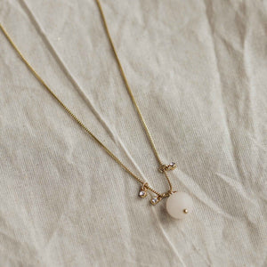 pilgrim gold earth necklace