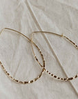 fabia gold hoop earrings