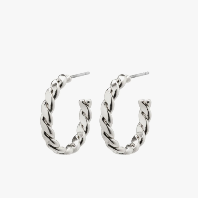 Pilgrim Kalila Twirl Hoop Earrings