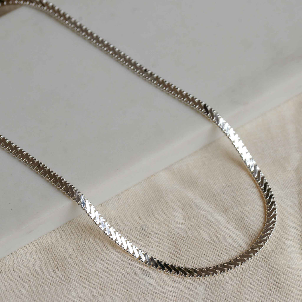 legacy silver necklace