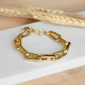 Pilgrim Love Chain Bracelet in Silver or Gold