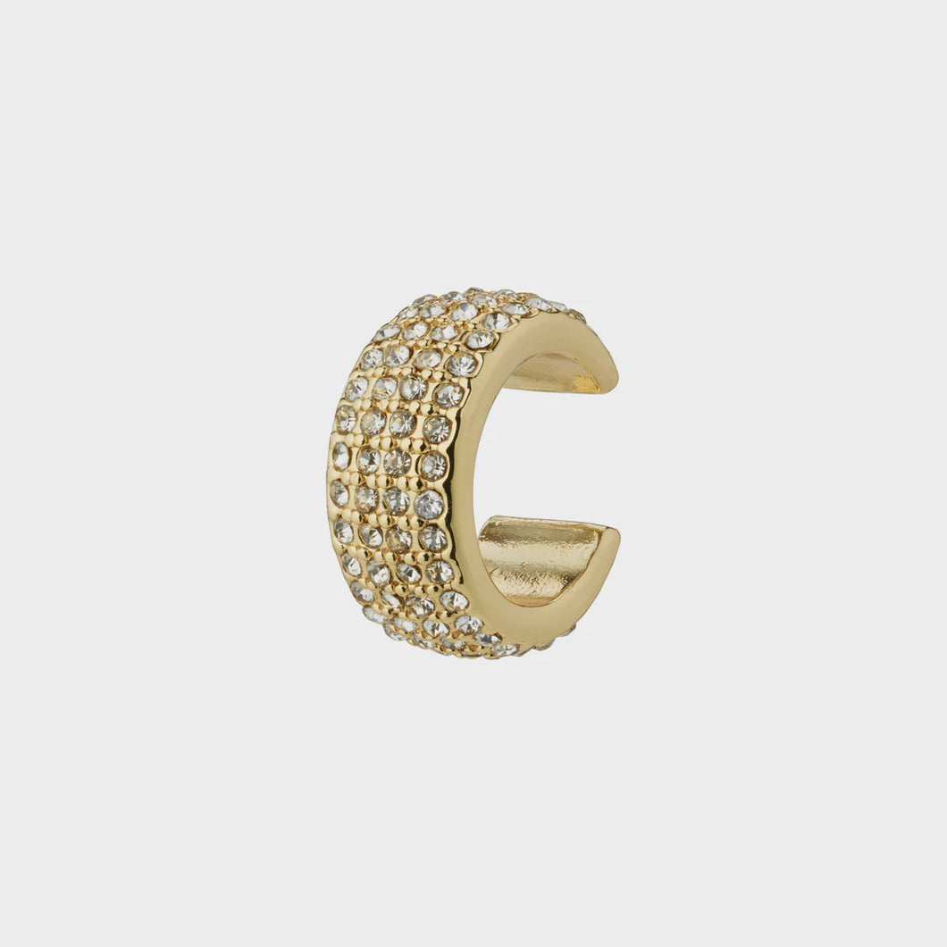 Matylda Crystal Ear Cuff / Gold