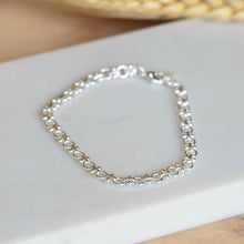 Load image into Gallery viewer, pilgrim-silver-plated-nomad-chain-bracelet