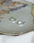Pilgrim Efia Huggie Hoop Earring in Gold or Silver
