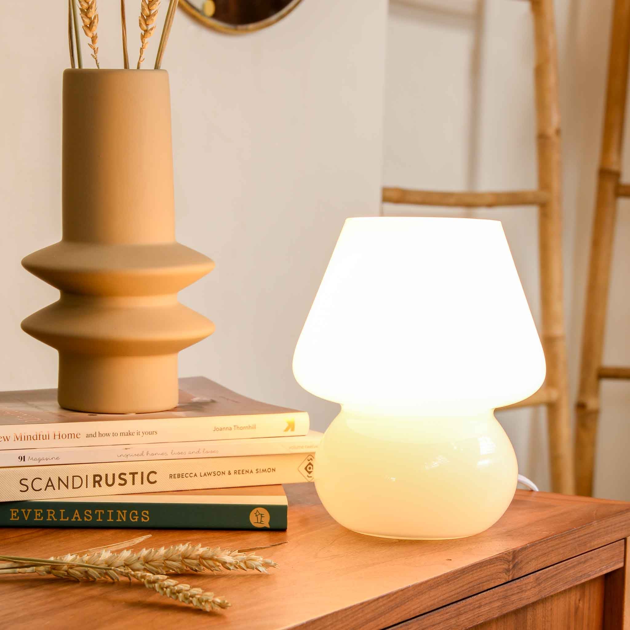Vintage Glass Table Lamps Colours Mon Pote