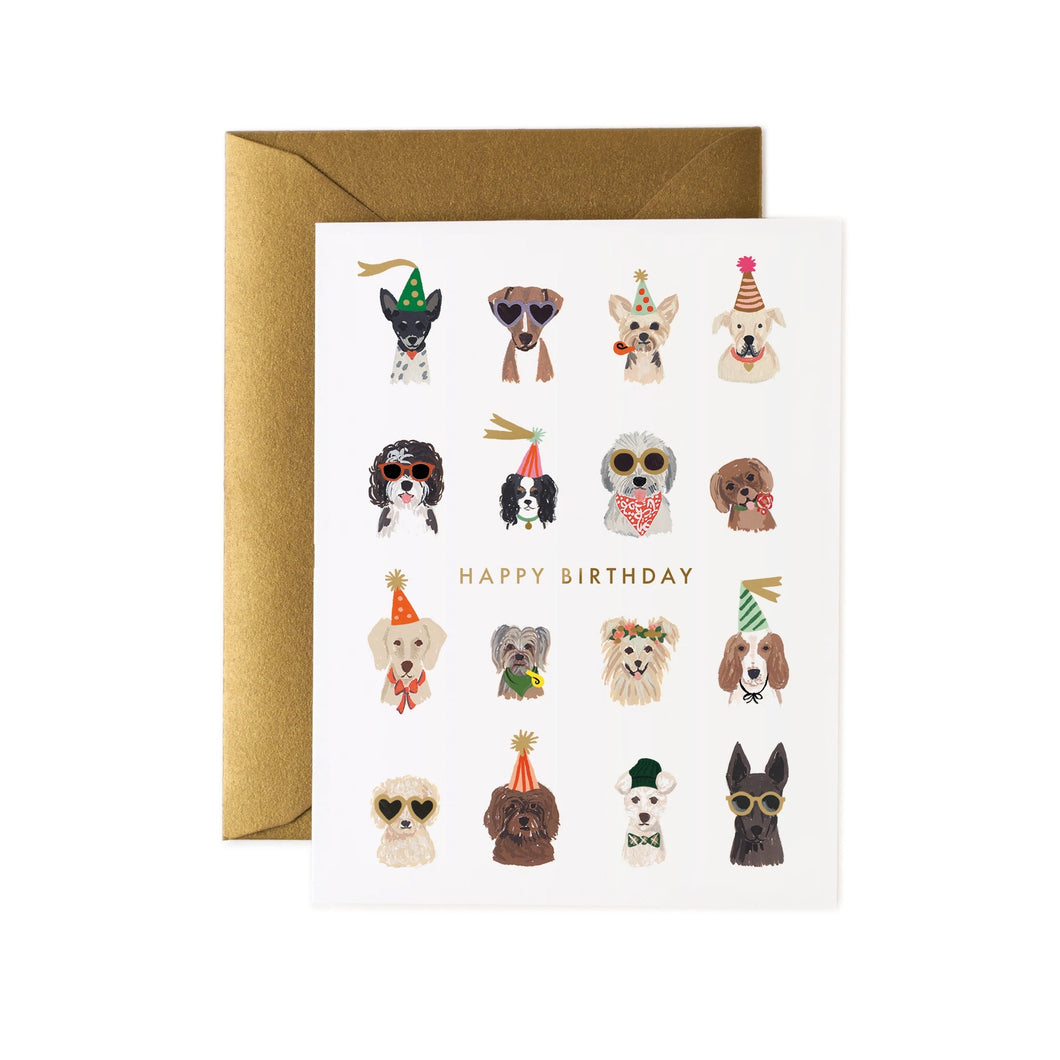 Rifle Paper Party Pups Card