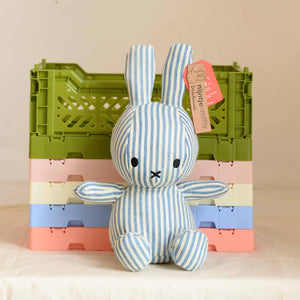 miffy denim stripe toy