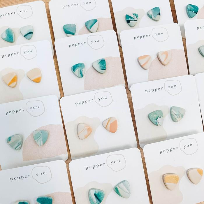 Pepper you surprise watercolour studs group
