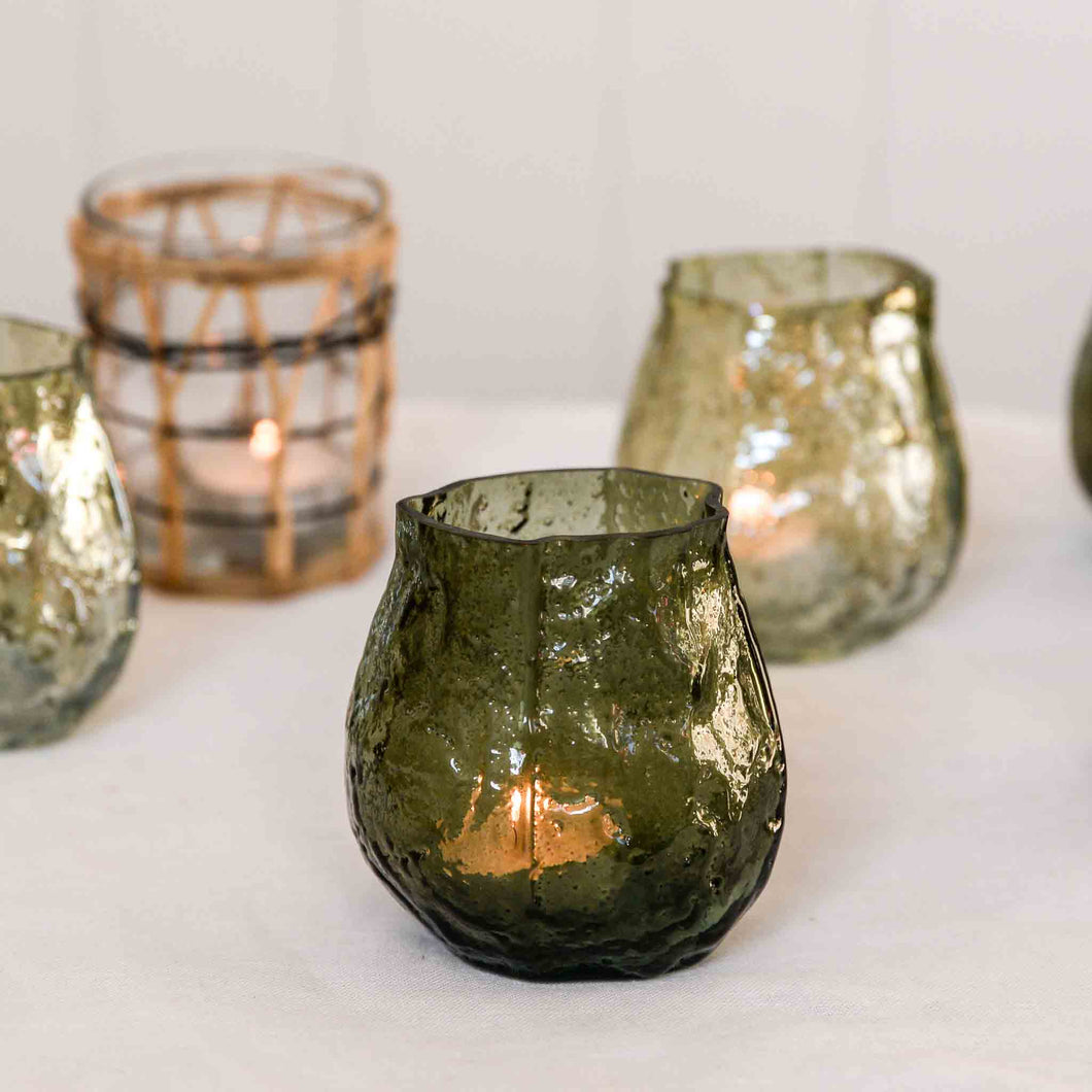 moun green vase tealight