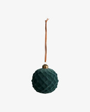 Load image into Gallery viewer, Nordal Velisa Velvet Ornament with Pattern in Various Colours
