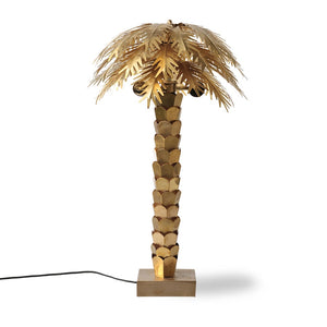 HK Living Brass Palm Table Lamp