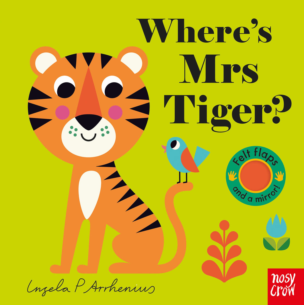 where's mrs tiger? felt flap book by ingela p arrhenius