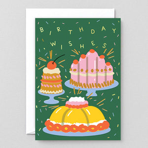 Wrap Birthday Wishes Cake Card